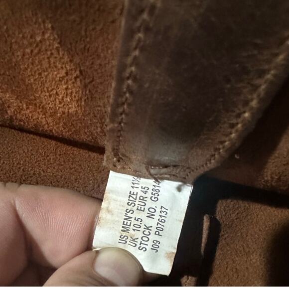 Georgia Boot Men's G5814 Carbo Tech Round Toe Leather Pull On Work Sz 11.5 D - Picture 7 of 9